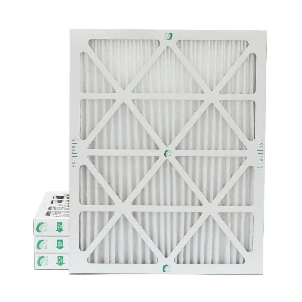 Glasfloss ZL 18x25x2 MERV 10 Pleated AC Furnace Air Filters. Box of 4. Exact Size: 17-1/2 x 24-1/2 x 1-3/4