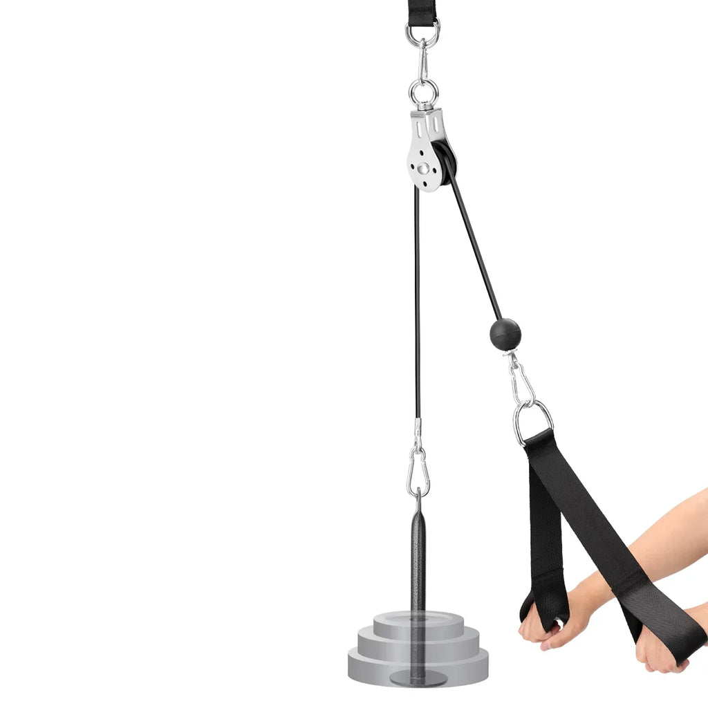 Meterk Fitness DIY Pulley Cable Machine Attachment System Loading Pin Lifting Arm Biceps Triceps Blaster Hand Strength Training Equipment