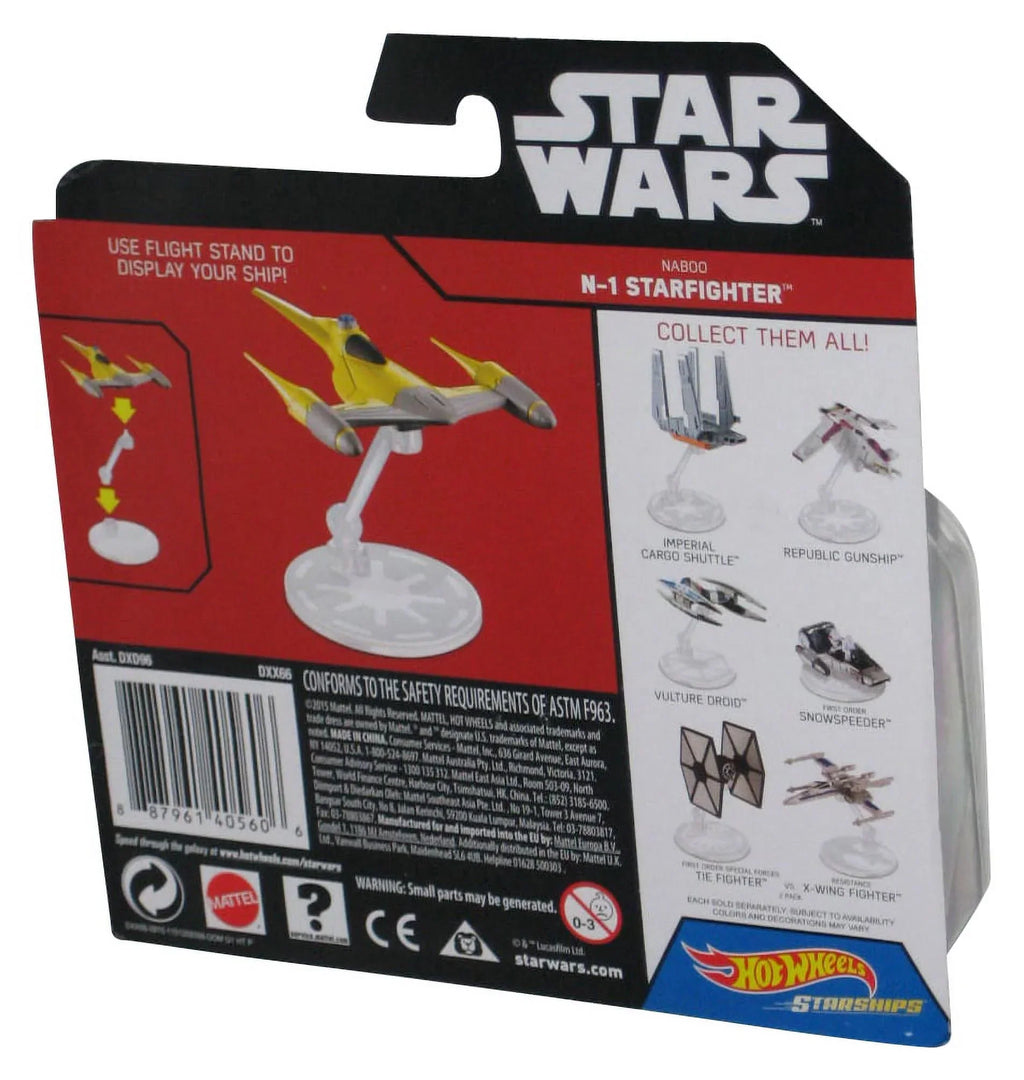 Star Wars Rogue One Hot Wheels (2015) Mattel Starship Naboo N-1 Starfighter Toy