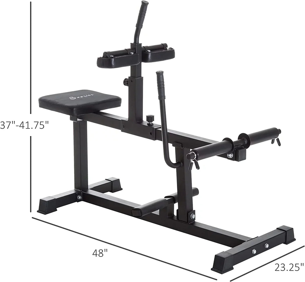 Adjustable Seated Calf Raise Machine, Leg Machines Home Gym, for Calf, Waist, Arm Training