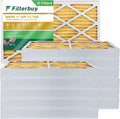 Filterbuy 8x20x4 MERV 11 Pleated HVAC AC Furnace Air Filters (12-Pack)