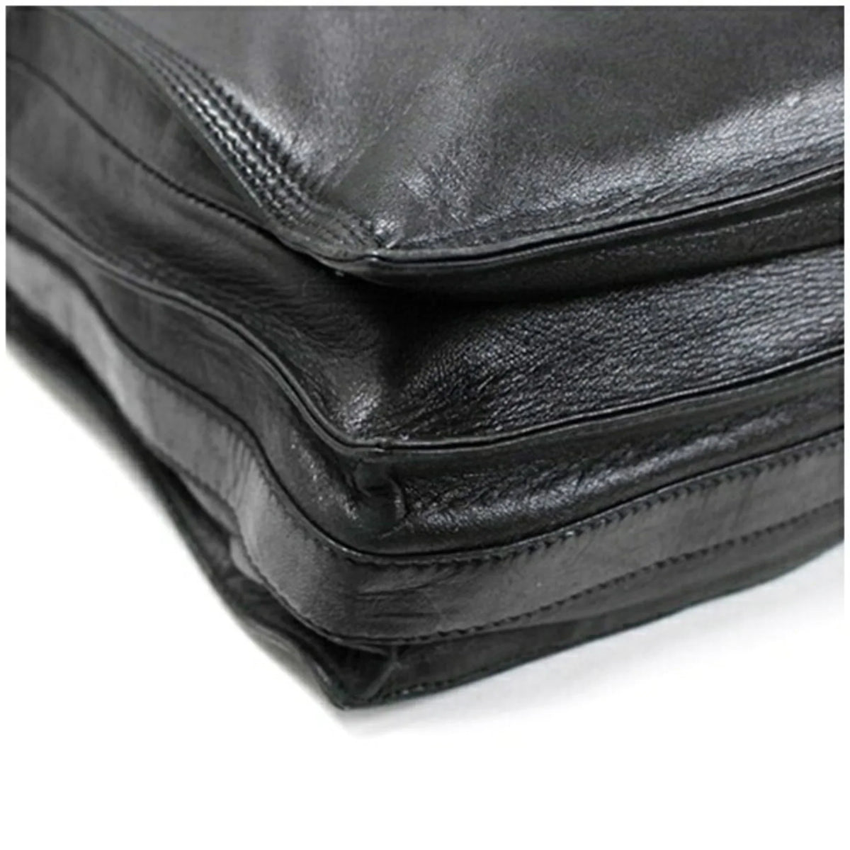 Pre-Owned LOEWE Anagram Shoulder Bag Leather Black Women's Soft (Fair)