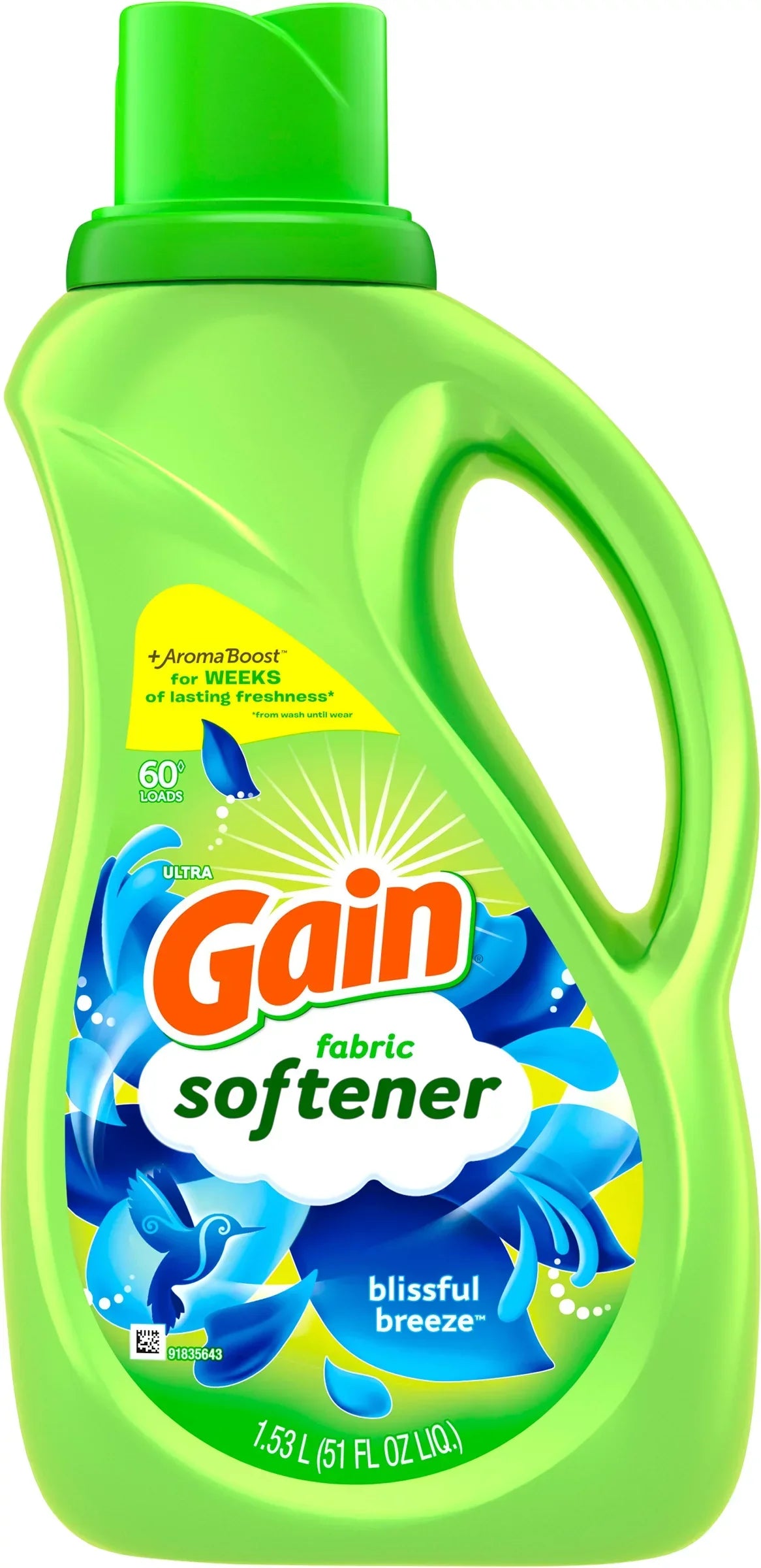51 Oz. Blissful Breeze Liquid Fabric Softener (60 Loads)