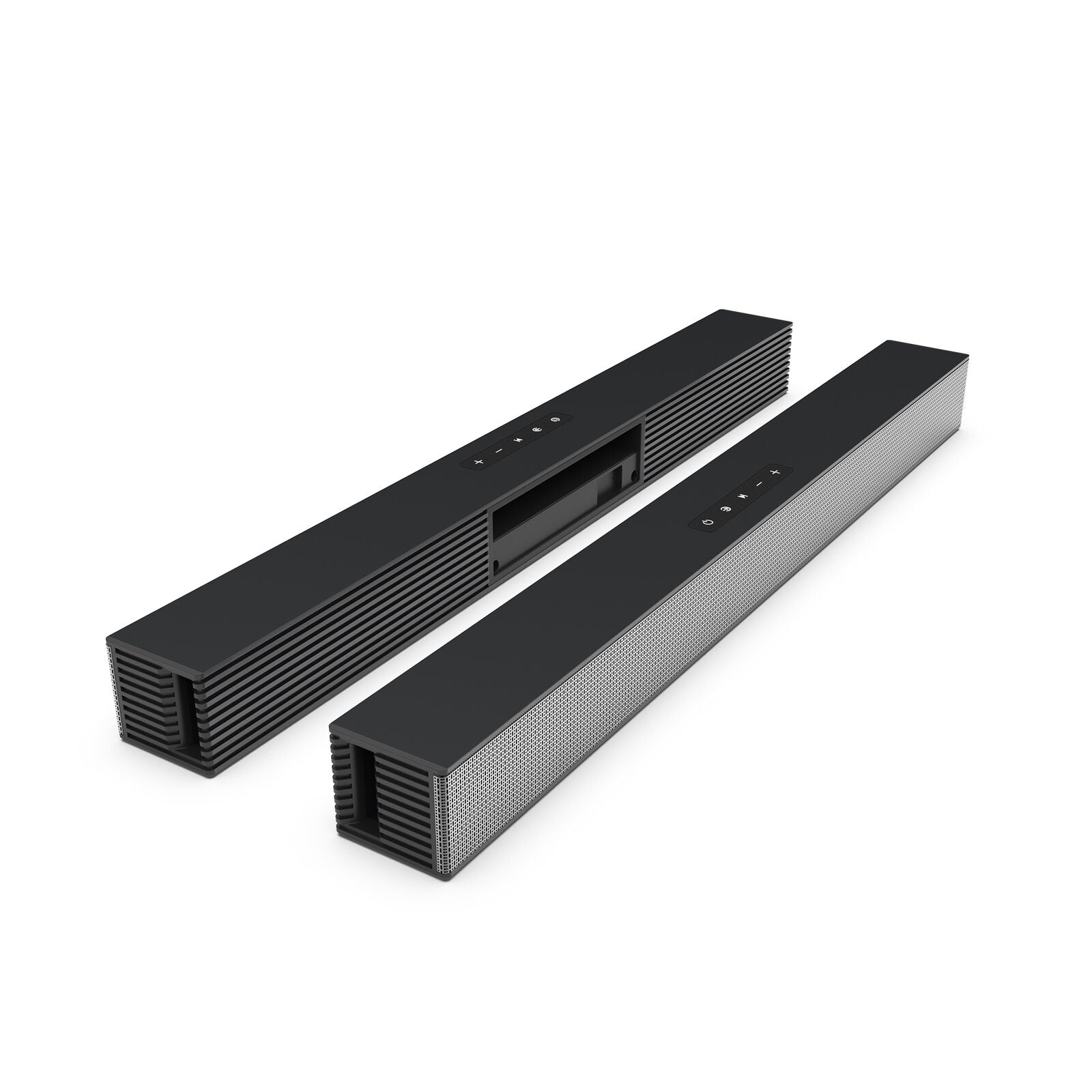 CJC Sound Bars for TV PC Gaming Monitor Sound Bar with Bluetooth 5.0/HDMI ARC/AUX/USB Bass Adjustable Wall Mountable