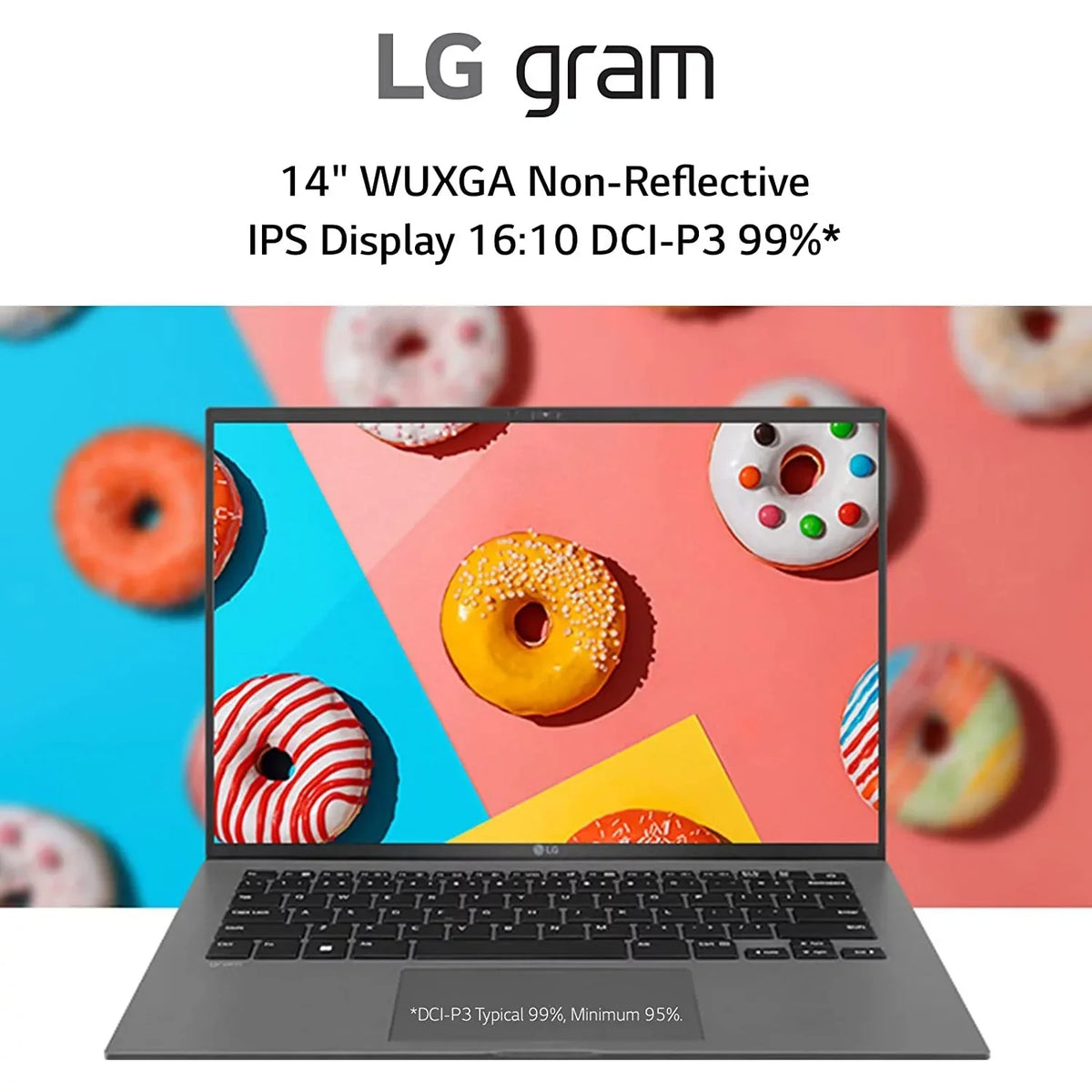 Open Box LG gram (2022) 14Z90Q Ultra Lightweight Laptop, 14" 1920 x 1200 IPS Display, Intel Evo 12th Gen i7-1260P, 16GB LPDDR5 RAM, 512GB SSD, FHD Webcam, Wi-Fi 6E, Thunderbolt 4, Windows11, Black