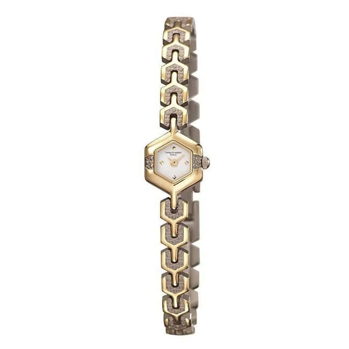 Charles-Hubert- Paris Womens Two-Tone Titanium Quartz Watch #