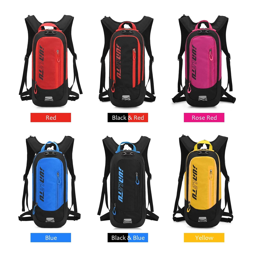 JUNLETU Cycling Breathable Lightweight Bike Riding Daypack for Outdoor Sports Camping Hiking Running Traveling Mountaineering Hydration Pack
