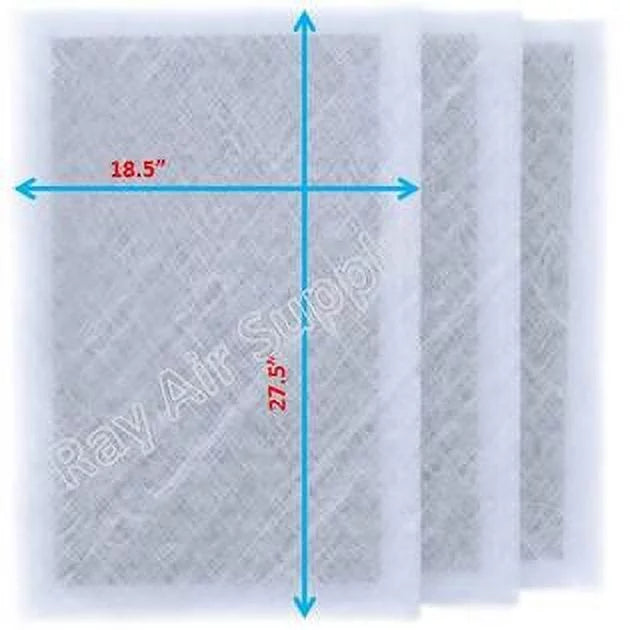RAYAIR SUPPLY 20x30 Replacement Filter Pads Compatible with Air Ranger Air Cleaner 20x30 Refills (3 Pack) WHITE