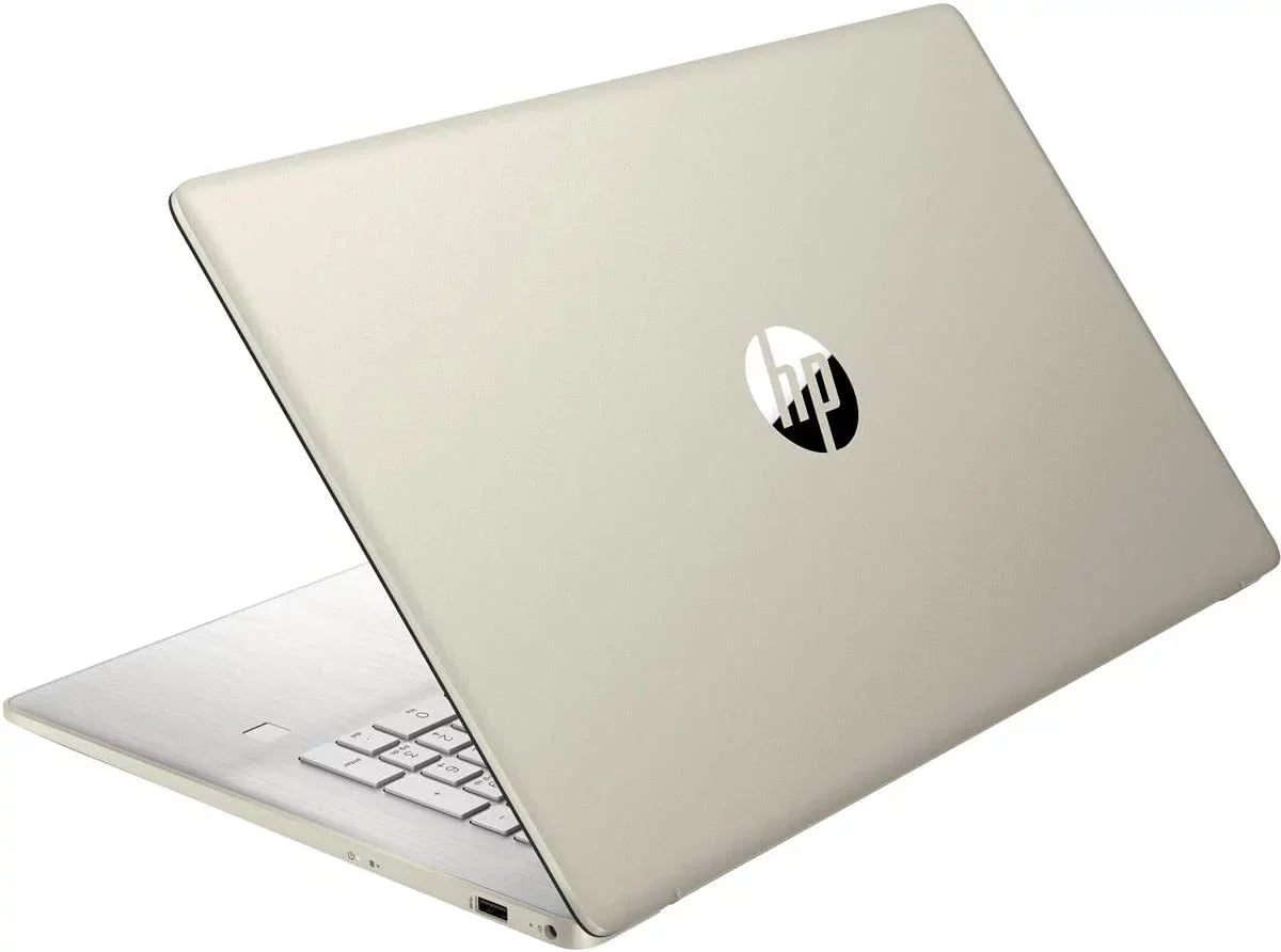 Restored HP 17CN0034DSREF 17.3" HD+ - 1600 x 900 - Intel Pentium Gold 7505 - 8GB RAM - 512GB SSD - Intel UHD Graphics - Windows 11 Home - Pale Gold - Notebook (Refurbished)