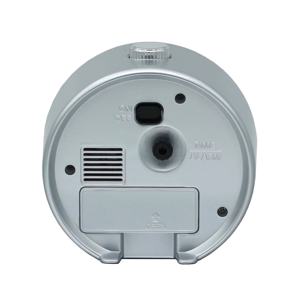 Seiko Mai Beep Alarm Clock, White, Analog, Quartz, QHE184JLH