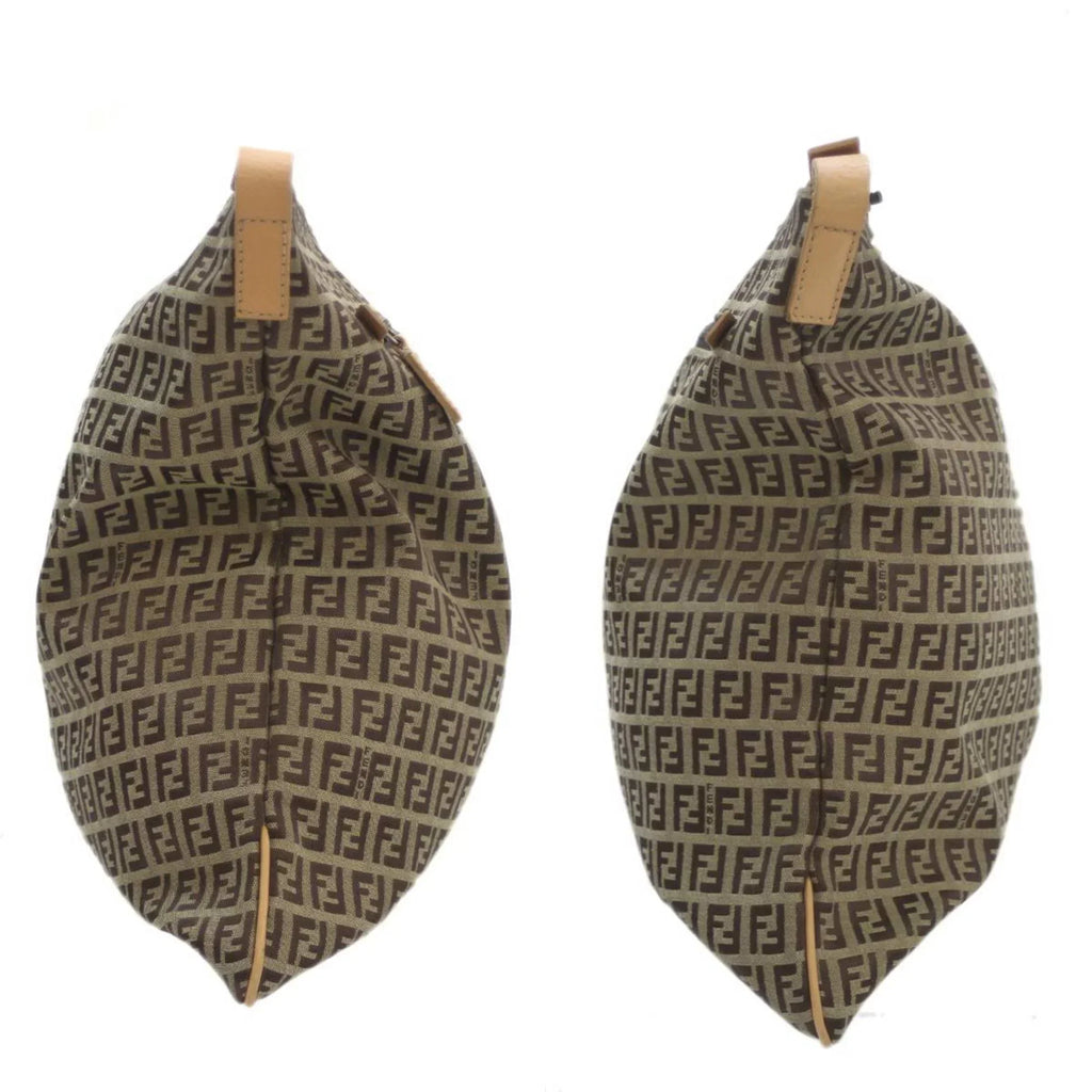 Pre-Owned FENDI Shoulder bag Zucca pattern Brown 2355.7VA020.28E (Good)