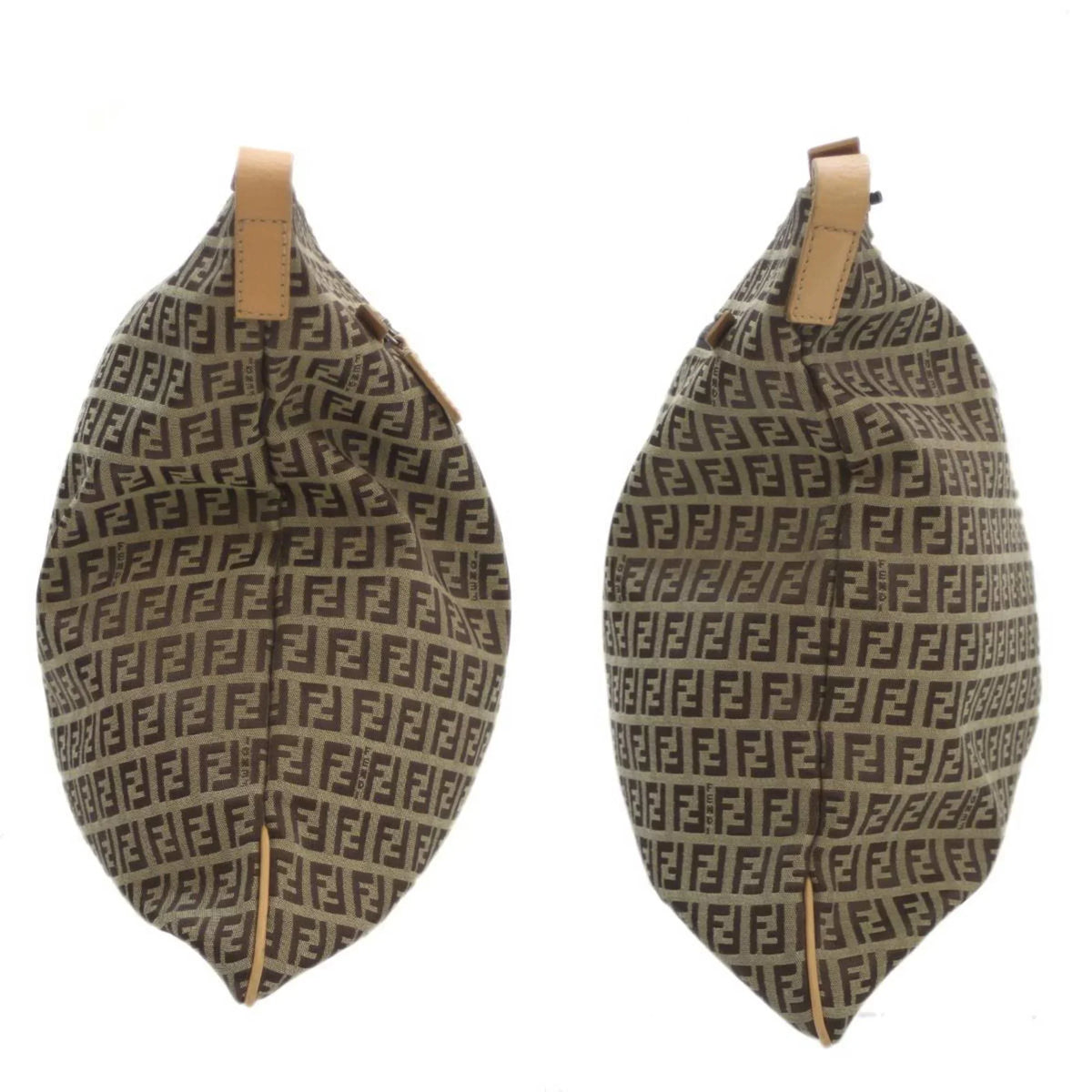 Pre-Owned FENDI Shoulder bag Zucca pattern Brown 2355.7VA020.28E (Good)
