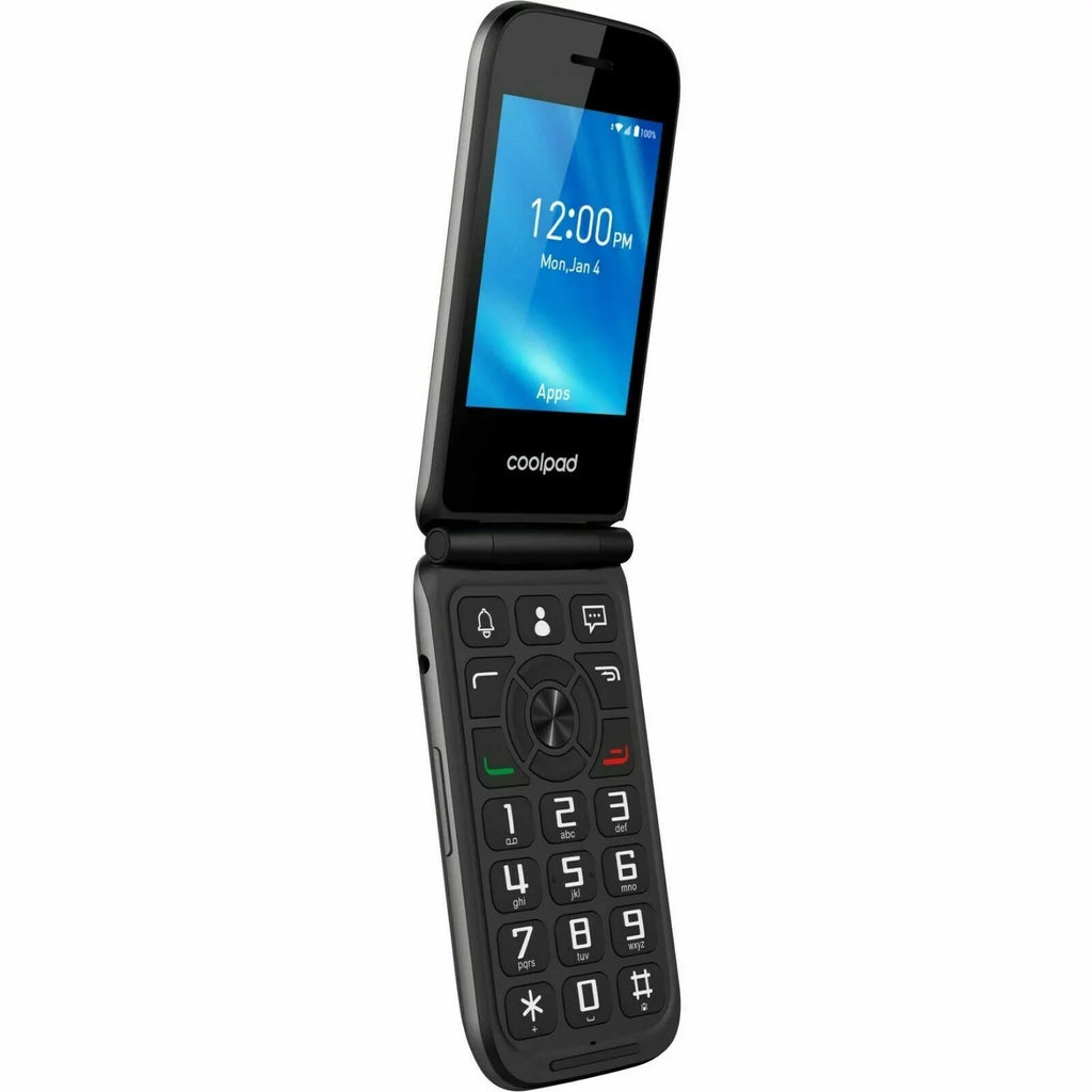 COOLPAD Belleza CP3321AT GSM Unlocked Phone 8GB 4G LTE Flip Phone - Gray (Used)