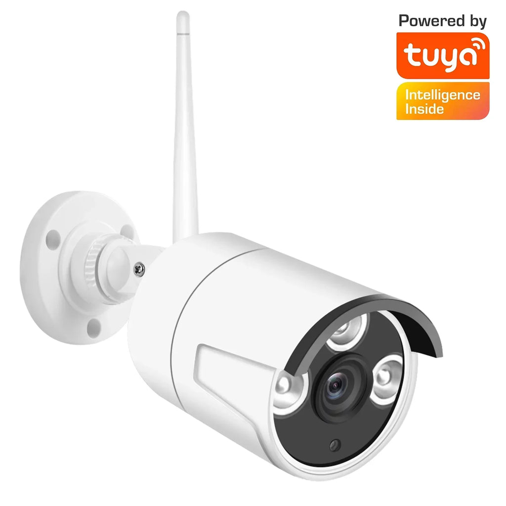 8CH 1080P Wireless Camera System, 8Channel 1080P CCTV NVR + 8PCS 1080P 2.0MP Indoor Outdoor IP Cameras with Night Vision, Motion Alert, Tuya Smart App Remote Access, No Hard Drive