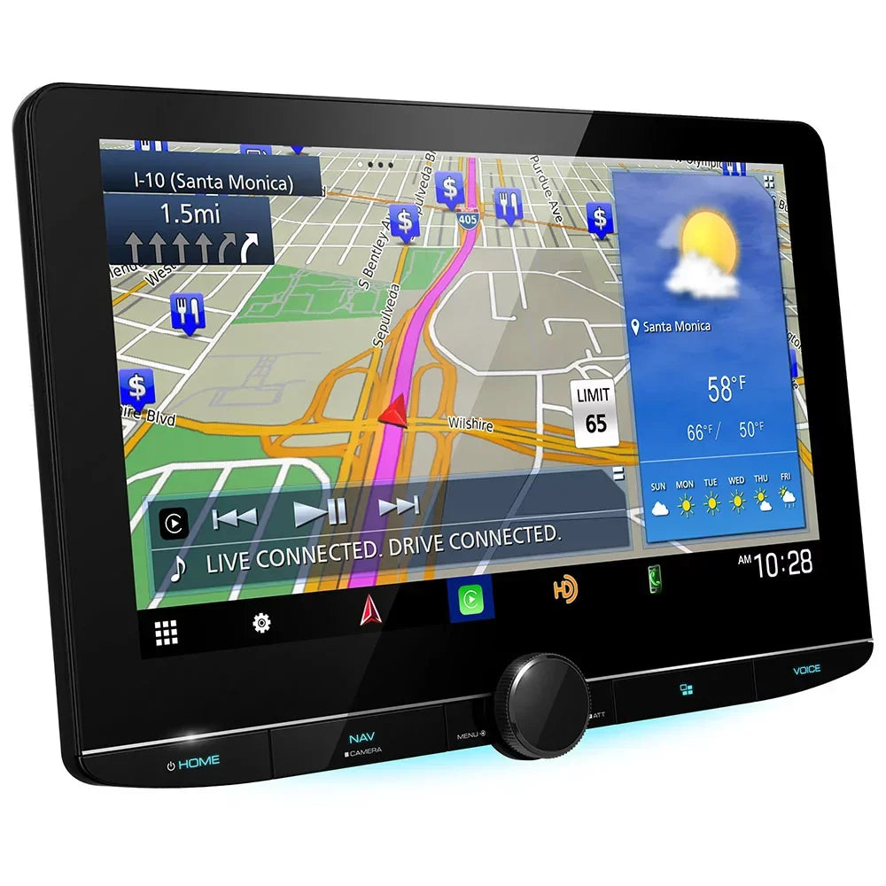 New Kenwood DNR1007XR 10.1" Navigation Receiver and CMOS-230 Universal Backup Camera