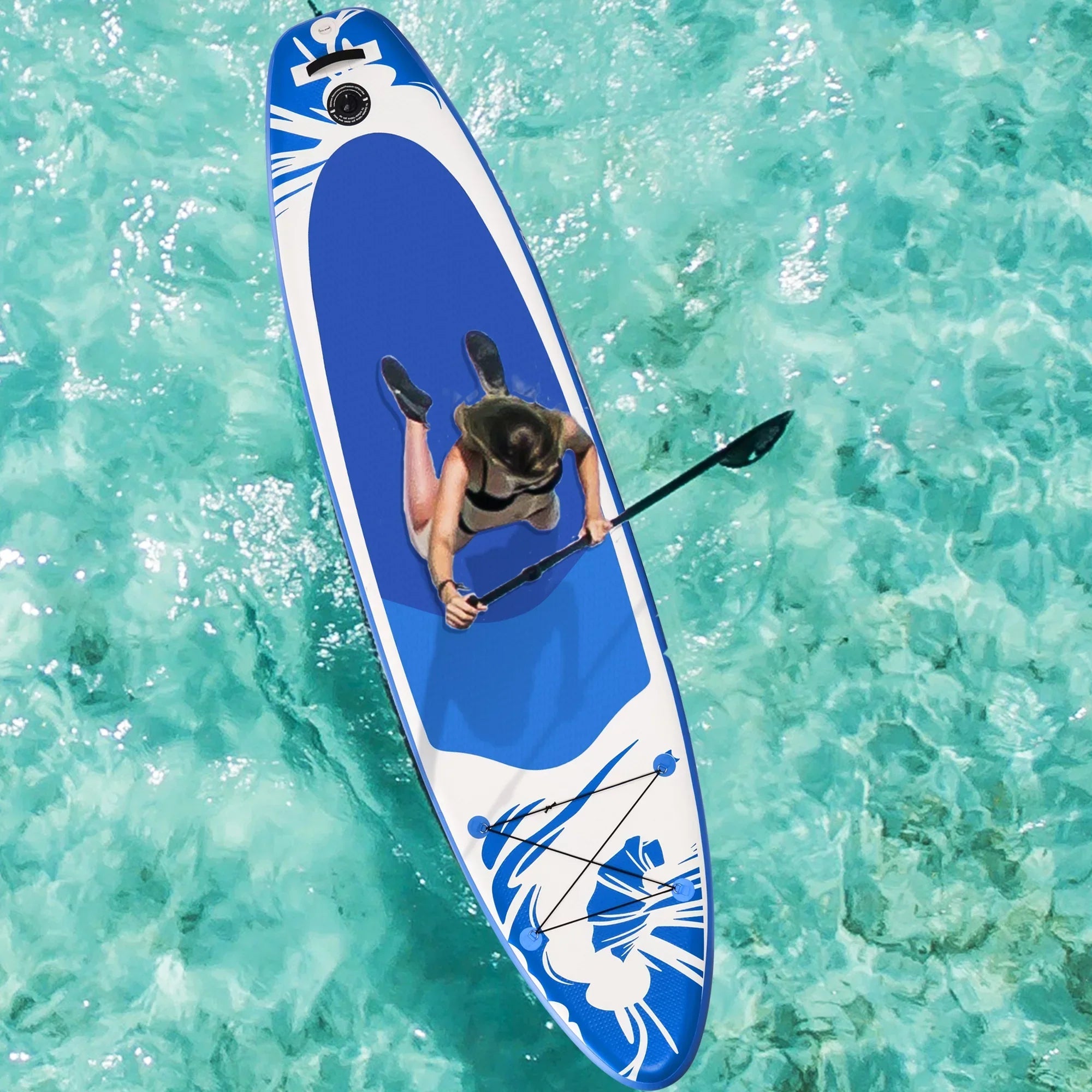 Inflatable Stand Up Paddle Board 10' x 30'' x 6'' Ultra-Light SUP, Non-Slip Deck, Premium SUP Accessories, Bottom Fin for Paddling