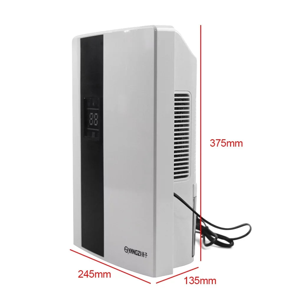 TOOL1SHOoo  Portable  2200ml Ultra Quiet Dehumidifier with LCD and Remote Water Tank Dehumidifier