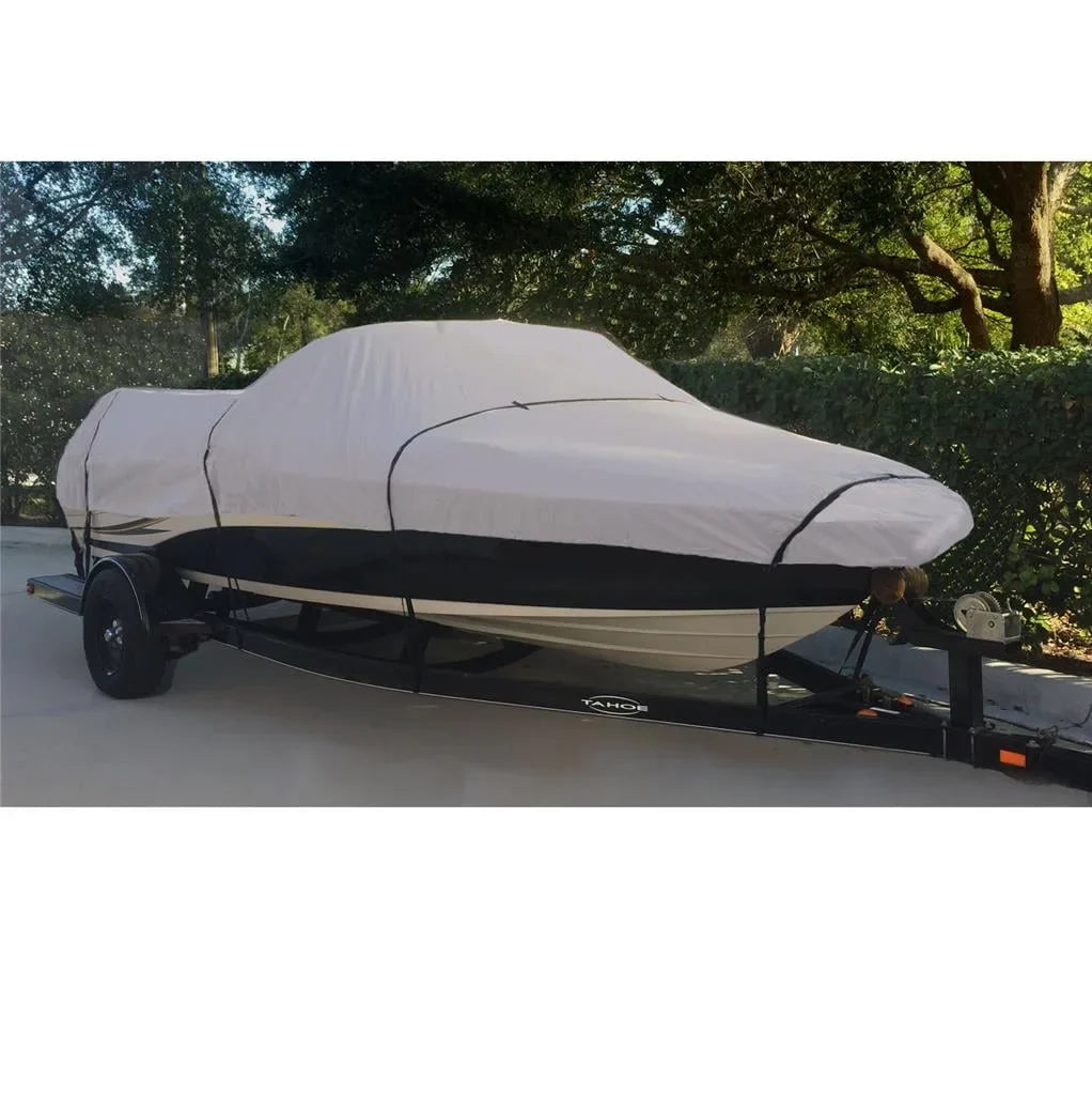 BOAT COVER Compatible for REINELL/BEACHCRAFT 170 MIRAGE O/B 1988-1991 STORAGE, TRAVEL, LIFT