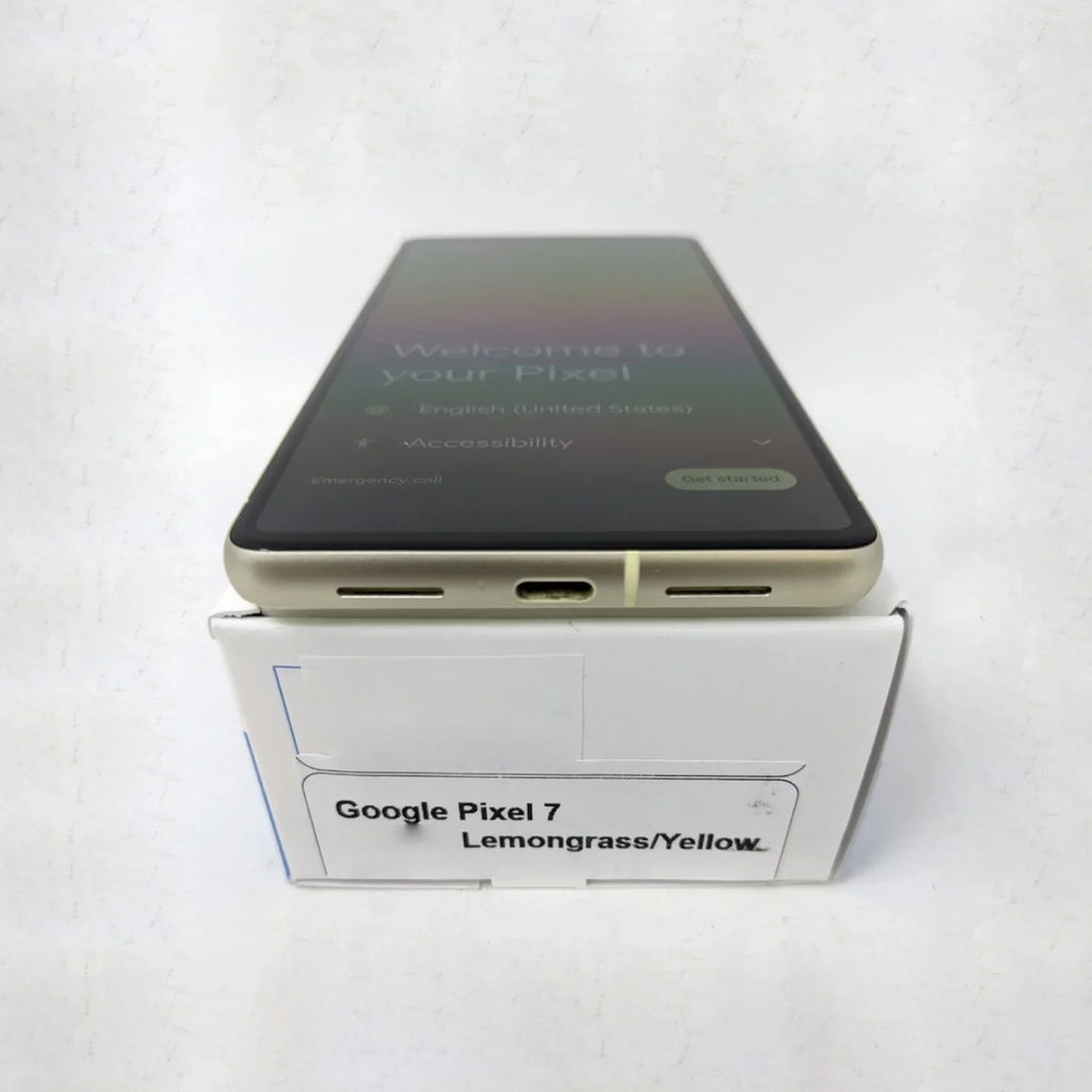 Pre-Owned Google Pixel 7 5G 128GB GQML3 Verizon Unlocked 8GB RAM 50MP Smartphone - Lemon Grass/Yellow (Good)