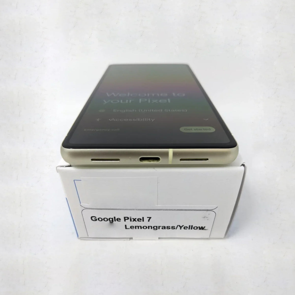 Pre-Owned Google Pixel 7 5G 128GB GQML3 Verizon Unlocked 8GB RAM 50MP Smartphone - Lemon Grass/Yellow (Good)