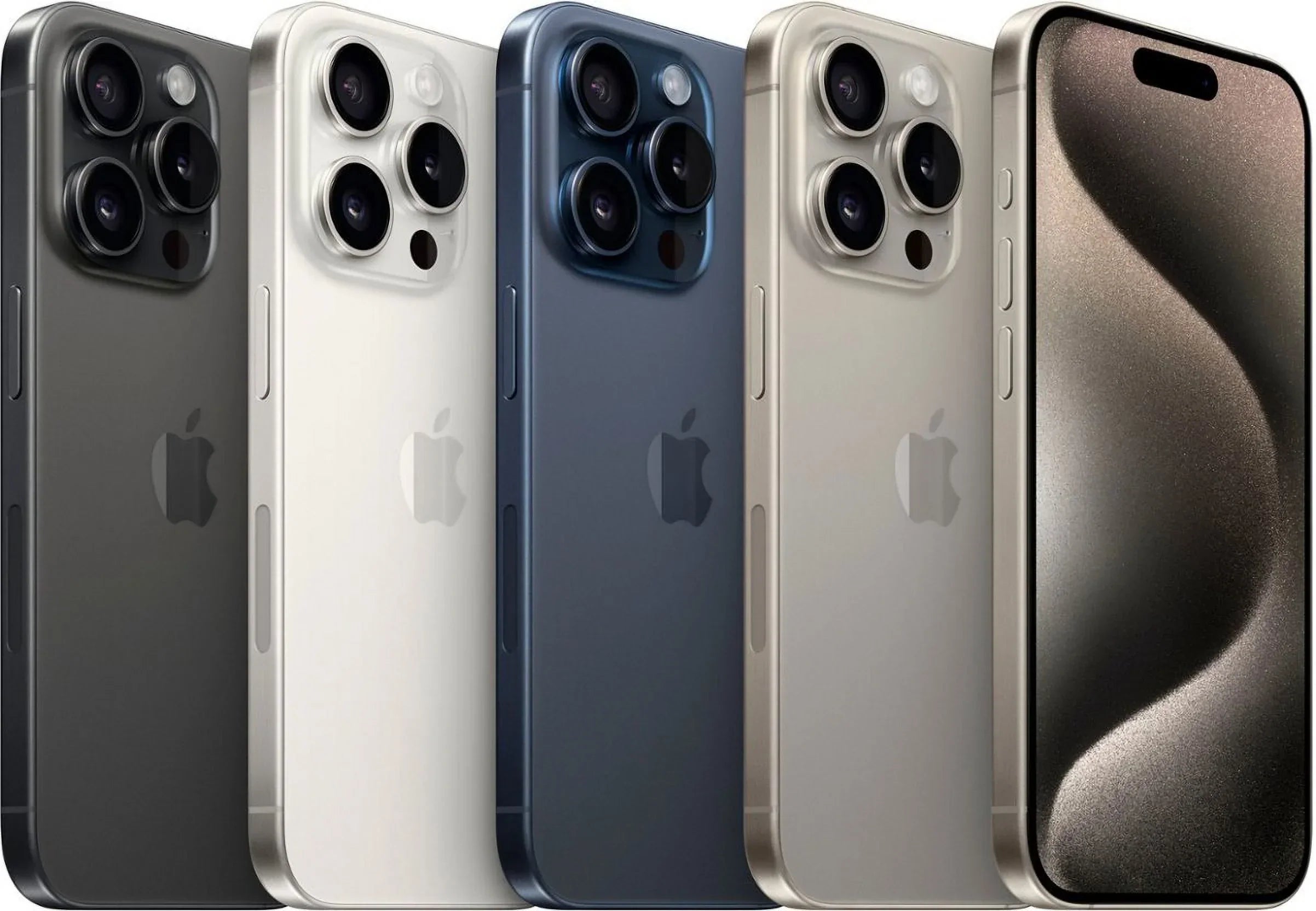 Restored Apple iPhone 15 Pro Max 1TB Unlocked Natural Titanium MU6H3LL/A Excellent Condition