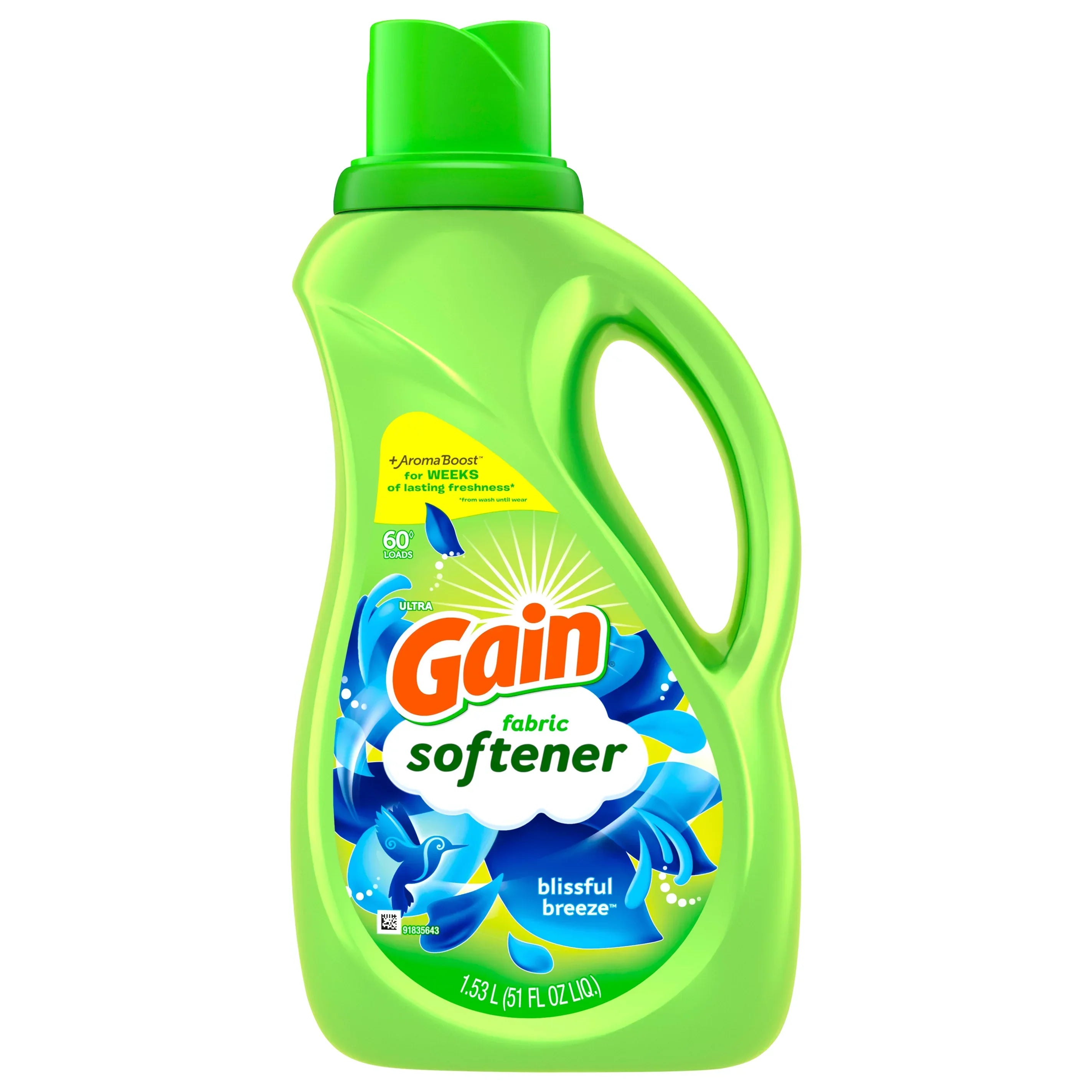51 Oz. Blissful Breeze Liquid Fabric Softener (60 Loads)