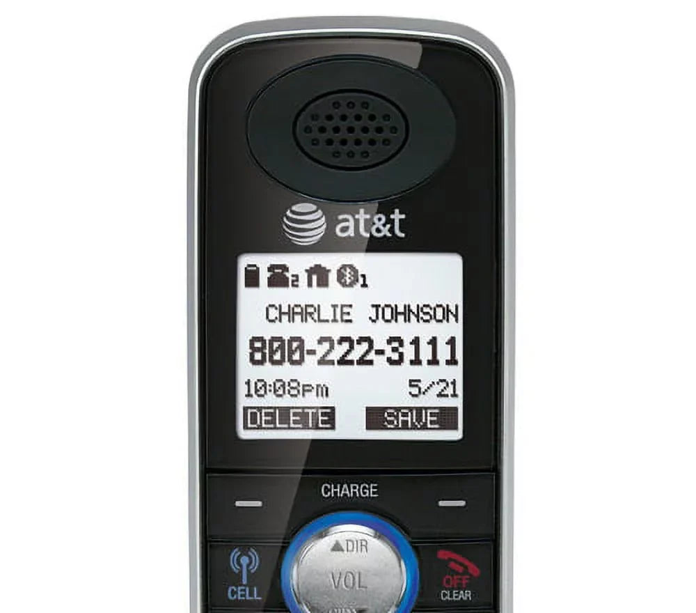 AT&T TL86109 + (4) TL86009 DECT 6.0 Digital Answering System w/ 2-Line Operation