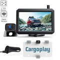 Digital Wireless Rear View Camera with 5″ HD Monitor, Wireless Backup Camera System Waterproof Reverse Camera for Trucks Under 33FT