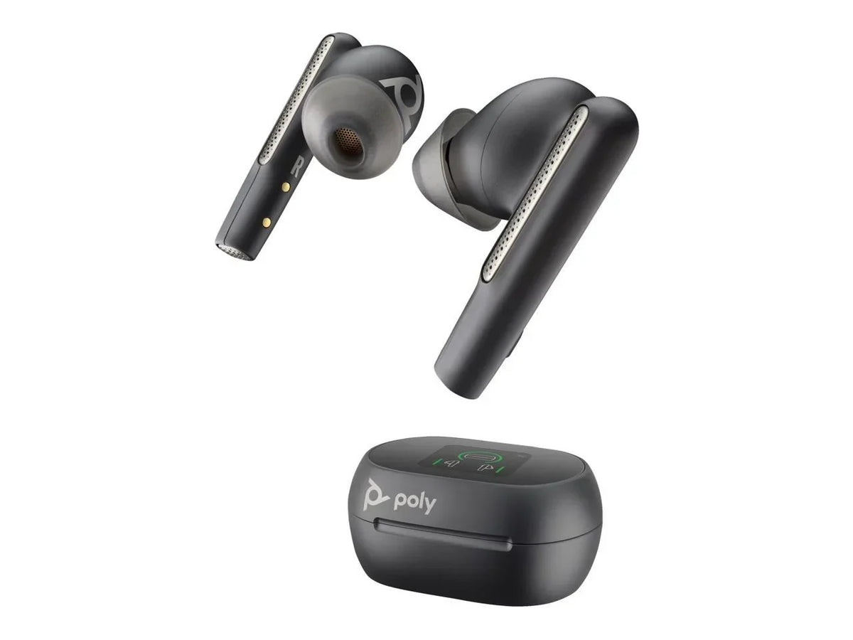 Poly Voyager 4245 Office Headset - Mono - Wireless - Bluetooth - 328 ft - 20 Hz - 20 kHz - On-ear - Monaural - Supra-aural - Noise Cancelling Microphone
