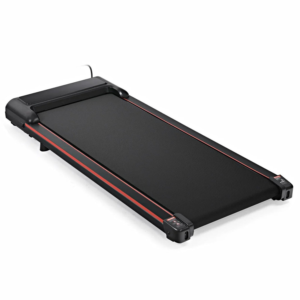 Seizeen Portable Walking Pad, 47''L Under Desk Treadmill Small Size for Home Office, 0.6-3.8MPH Speed for Walking & Jogging, 300lbs Capacity, LED Display, Remote Control