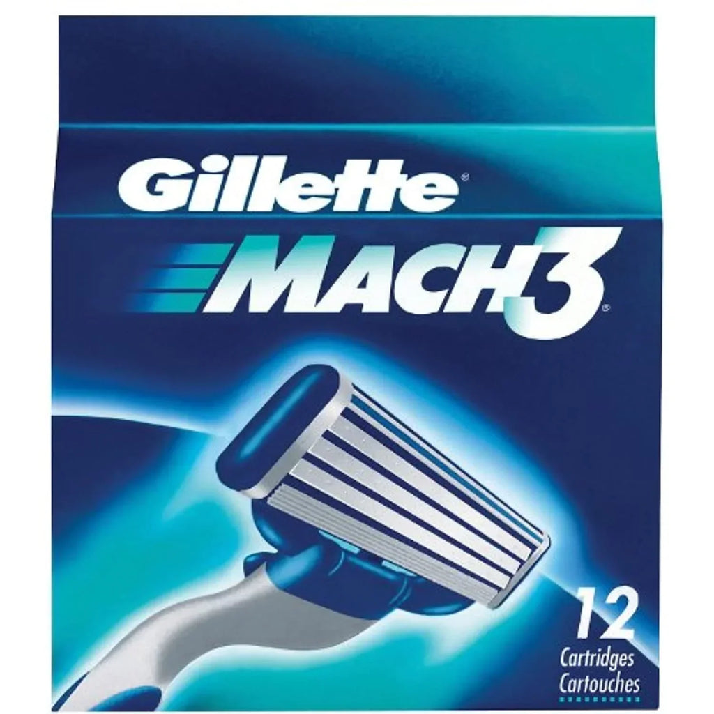 Gillette Mach3 Refill Cartridges-12 Ct, 2 Pk