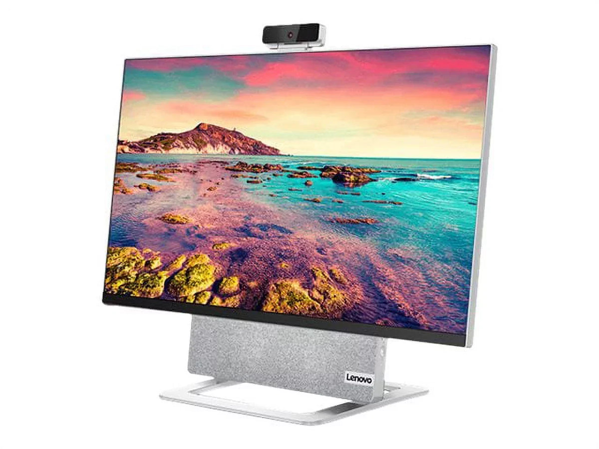 Lenovo Yoga AIO 7 27ACH6 F0G7 - All-in-one - with monitor stand - Ryzen 7 5800H / 3.2 GHz - RAM 16 GB - SSD 512 GB - NVMe, TLC - Radeon RX 6600M - GigE - WLAN: Bluetooth 5.0, 802.11a/b/g/n/ac/ax - Win 11 Home - monitor: LED 27" 3840 x 2160 (Ultra HD