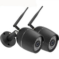 Security Cameras, 2 Pack 1080P WiFi Full Metal Case Cameras for Home Security Outdoor Waterproof Bullet Camera Two-Way Audio, Motion Detection Alert