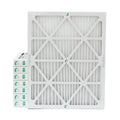 16x20x2 MERV 10 Pleated AC Furnace Air Filters by Glasfloss Industries. ( 8 Pack ) Exact Size: 15-1/2 x 19-1/2 x 1-3/4