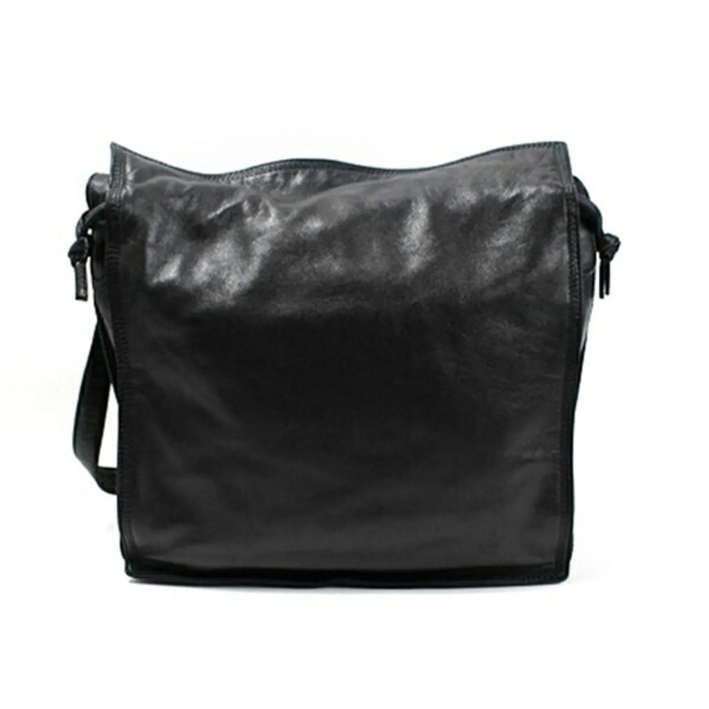 Pre-Owned LOEWE Anagram Shoulder Bag Leather Black Women's Soft (Fair)