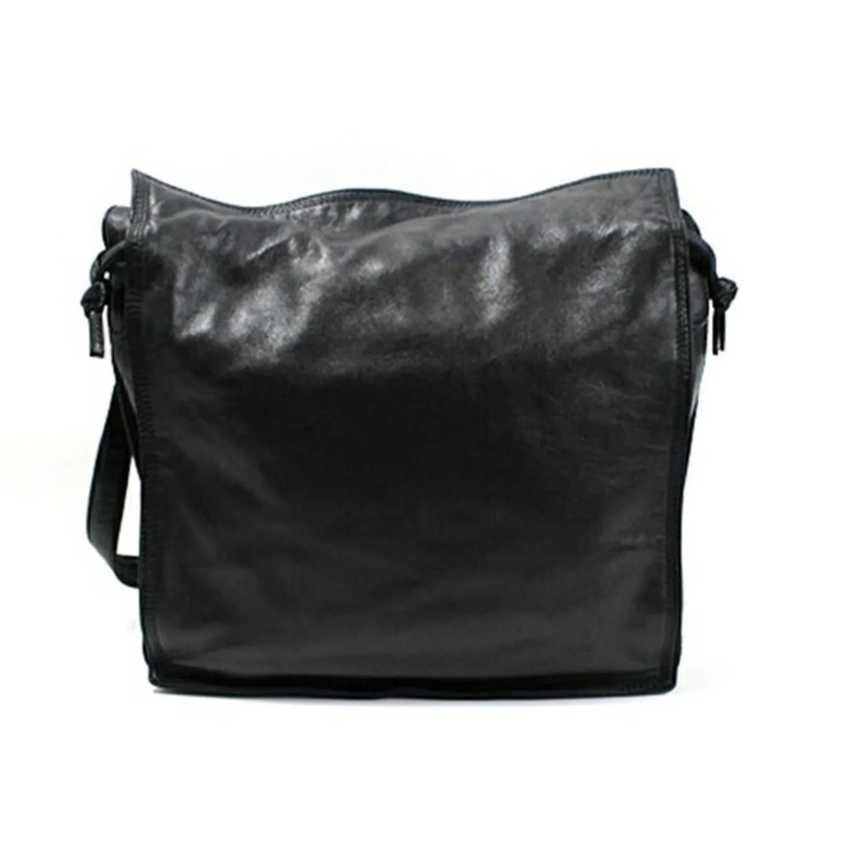 Pre-Owned LOEWE Anagram Shoulder Bag Leather Black Women's Soft (Fair)