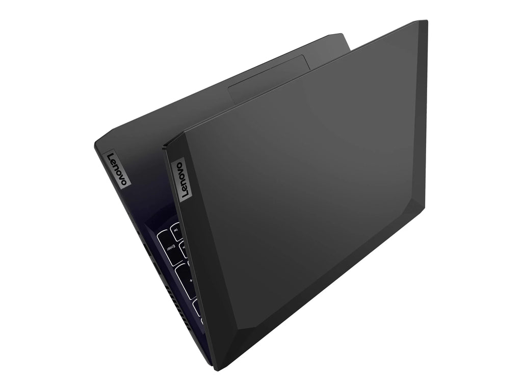 Lenovo IdeaPad Gaming 3 15ACH6 82K2 - 180-degree hinge design - AMD Ryzen 7 - 5800H / up to 4.4 GHz - Win 10 Home 64-bit - GF RTX 3050  - 16 GB RAM - 512 GB SSD NVMe - 15.6" IPS 1920 x 1080 (Full HD) @ 120 Hz - 802.11a/b/g/n/ac/ax - shadow black - kb