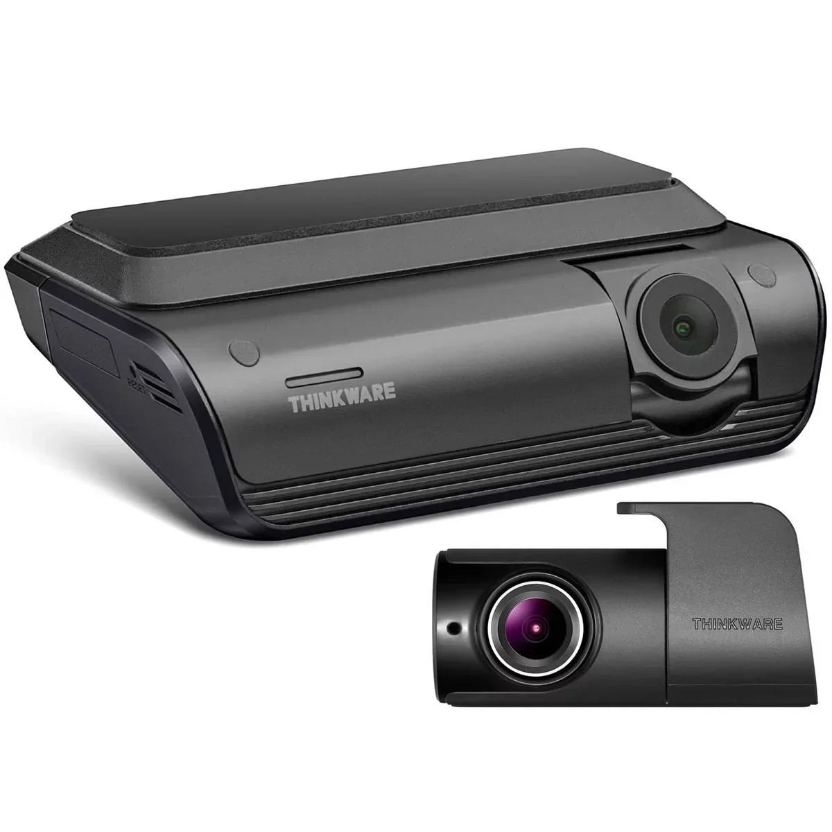 Thinkware Q1000 2K QHD Dual Front and Rear On-Dashboard Camera Video Recorder Dashcam for Cars 32GB Built-in WiFi GPS Parking Mode Motion Detection Night Vision Sony Sensor G-Sensor HDR Wide Angle