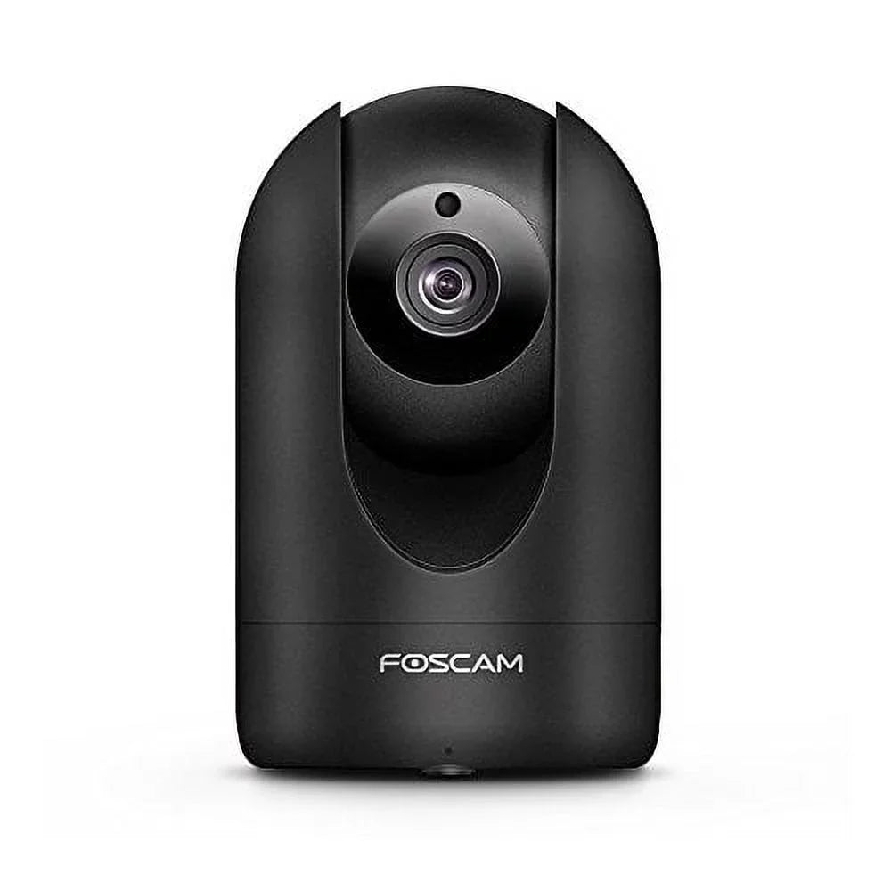 Home Security Camera Foscam R4S 4MP WiFi IP Camera,Wireless Baby Monitor with AI Human Detection Sound Detection 33ft Night Vision 2 Way Audio Camera Compatible with Alexa Black