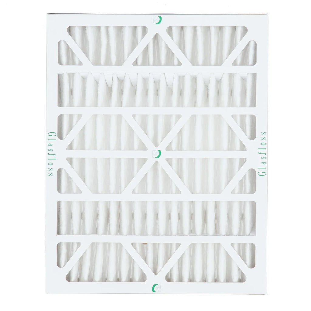 6 Pack of 20x24x4 MERV 10 Pleated 4" Inch Air Filters by Glasfloss. Actual Size: 19-3/8 x 23-3/8 x 3-3/4