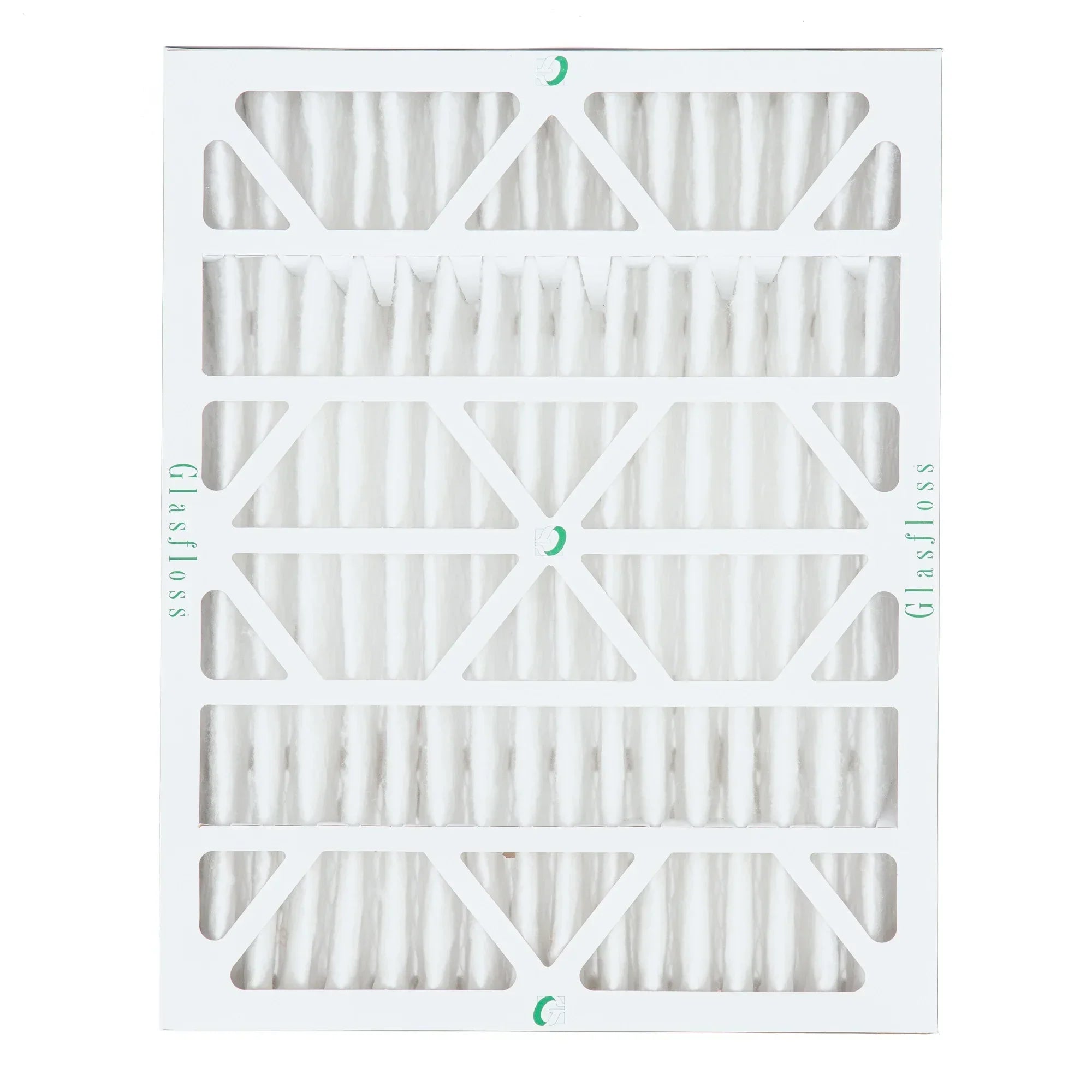 6 Pack of 20x24x4 MERV 10 Pleated 4" Inch Air Filters by Glasfloss. Actual Size: 19-3/8 x 23-3/8 x 3-3/4