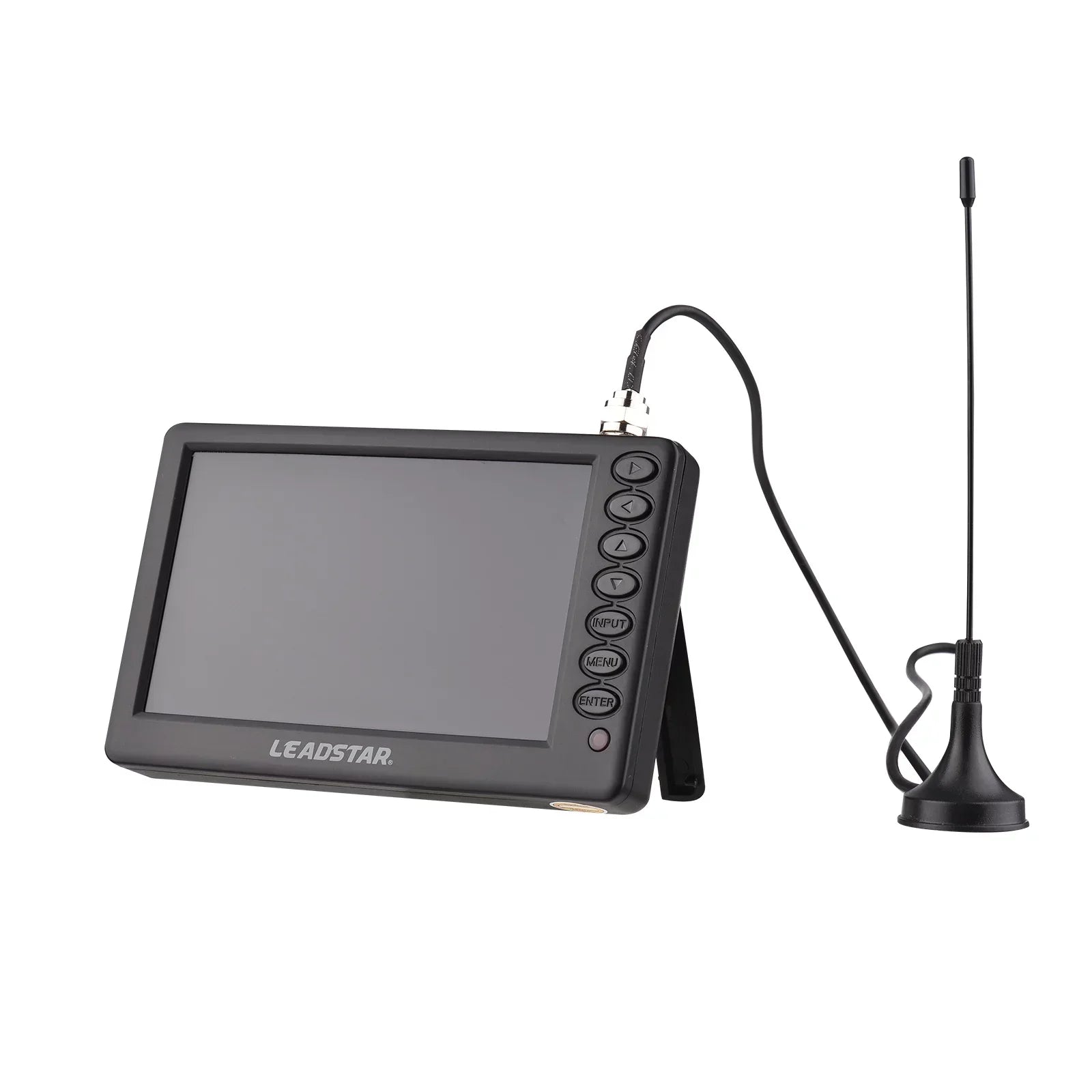 LEADSTAR D5 ATSC Portable Digital TV Player - 5-inch Screen, Pocket-Sized Car Television, Multimedia Player, Radio, TF Card and U Disk Playback, Includes Remote Control
