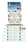 Glasfloss Air Filter 15x20x2 - 2" MERV 10 - (Pack of 6) - Pleated AC or HVAC Air Filter - Furnace Air Filter - Home or Office - Made In The USA.