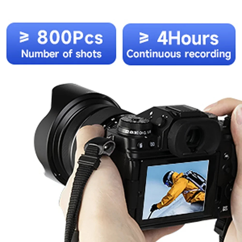 Digital Camera Battery 2 Pack NP-FW50 2250mAh Camera Battery For Sony Alpha a6500 a6300 a7 7R a7R a7R II a7II NEX-3 NEX-5