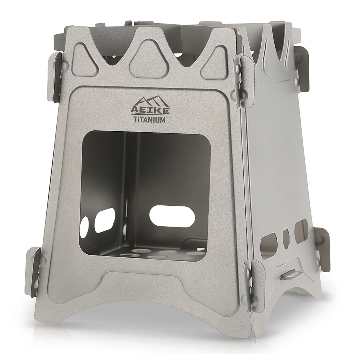 Aeike Wood Burning Backpacking Stove - Portable and Lightweight for Survival Cooking and Picnics - Outdoor Furnace