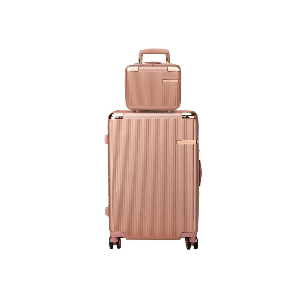 MKF Collection Tulum 2 Piece Luggage Set with Spinner Wheels and Expandable Handles by Mia K.