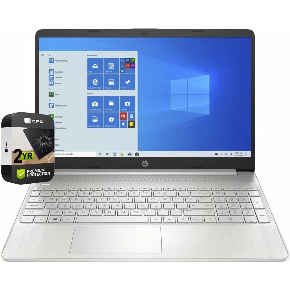 Restored HP 446R4UAR#ABA 15.6 inch Intel Pentium Gold 7505 8GB Touch Laptop Bundle with 2 YR CPS Enhanced Protection Pack (Refurbished)