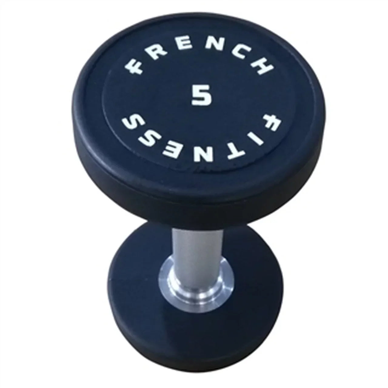 French Fitness Urethane Round Pro Style Dumbbell Set, 5-75 lbs (New)