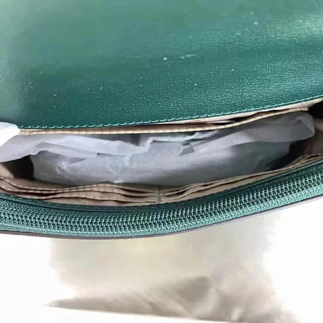 Michael Kors Rose 35F1Gx0L2B Medium Flap Shldr Messenger Bag In Racing Green