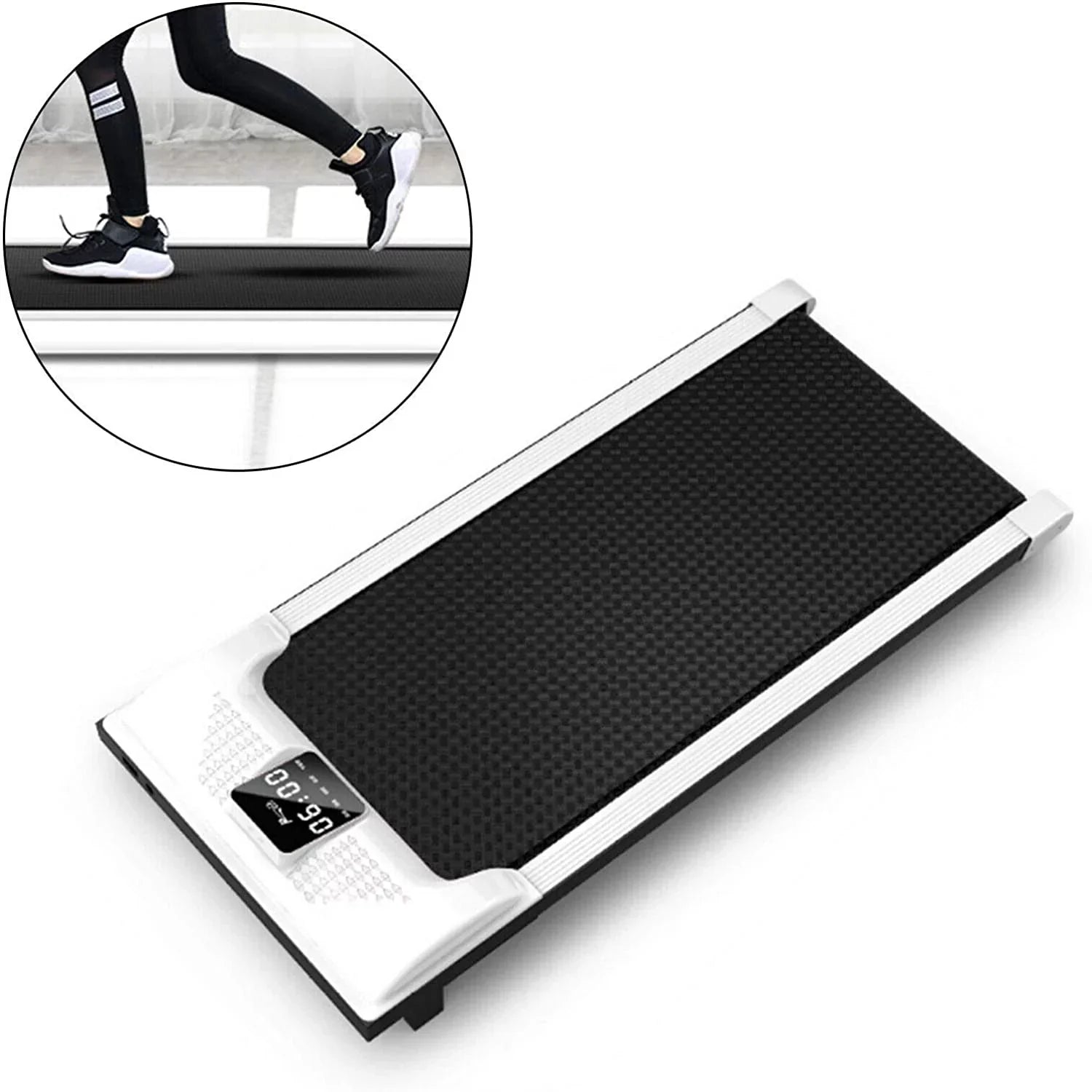 Miumaeov Portable Electric Mute Treadmill Fitness Walking Pad Home Office Running Machine